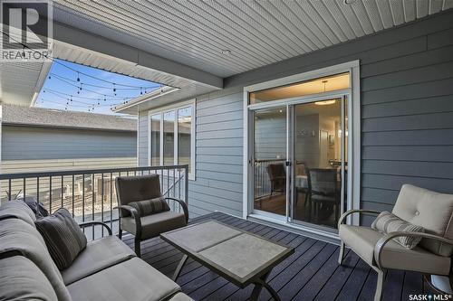 4202 Green Olive Way E, Regina, SK - Outdoor With Deck Patio Veranda With Exterior