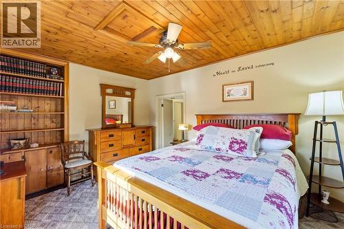 Unit A Primary Bedroom - 9 Willow Street, Paris, ON - Indoor Photo Showing Bedroom