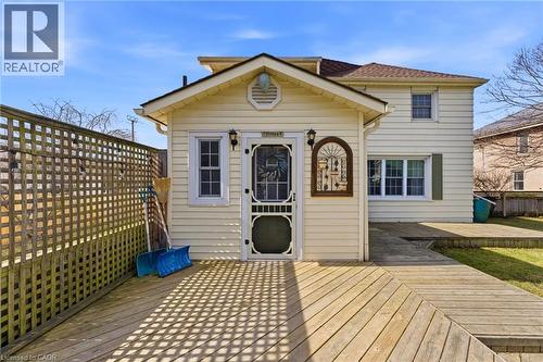 Entrance to Unit A - 9 Willow Street, Paris, ON - Outdoor With Deck Patio Veranda With Exterior
