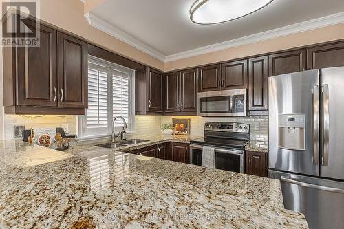 37 Wetherburn Drive, Whitby, ON - Indoor Photo Showing Kitchen With Double Sink With Upgraded Kitchen