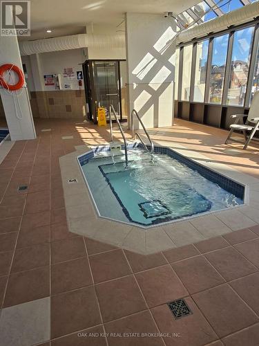 hot tub - 1805 - 323 Colborne Street, London East (East K), ON - Indoor Photo Showing Other Room With In Ground Pool