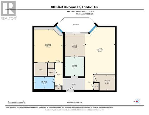 floor plan - 1805 - 323 Colborne Street, London East (East K), ON - Other