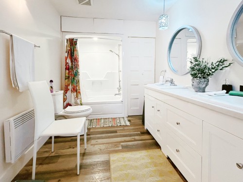 Master Bathroom - 58A Av. Du Havre-Des-Neiges, Saint-Sauveur, QC - Indoor Photo Showing Bathroom