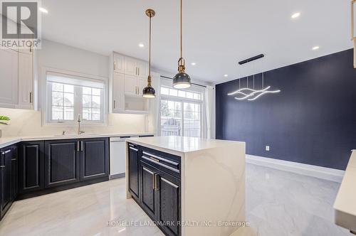 24 Haskett Drive, Markham, ON - Indoor Photo Showing Kitchen With Double Sink With Upgraded Kitchen