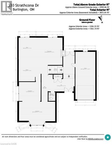 View of home main floor plan - 330 Strathcona Drive, Burlington, ON - Other