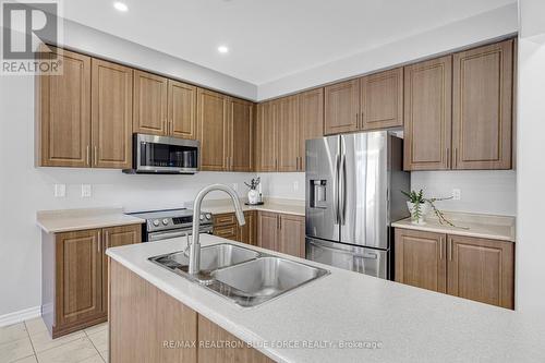 1231 Graham Clapp Avenue, Oshawa, ON - Indoor Photo Showing Kitchen With Double Sink