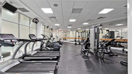2205-15 Windermere Avenue, Toronto, ON - Indoor Photo Showing Gym Room