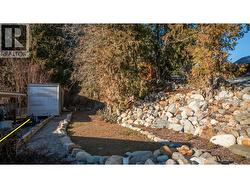 Septic field, storage/workshop trailer, property lines approximate - 