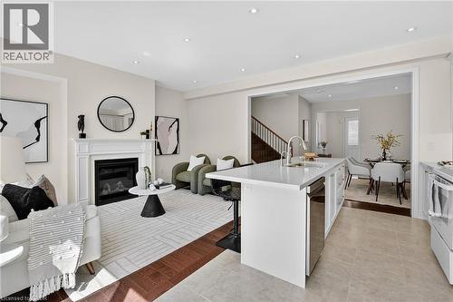 4 Beasley Grove, Ancaster, ON - Indoor With Fireplace