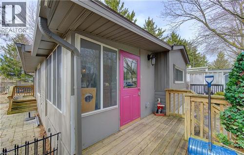 View of wooden deck - 580 Beaver Creek Road Unit# 11, Waterloo, ON - Outdoor With Deck Patio Veranda With Exterior