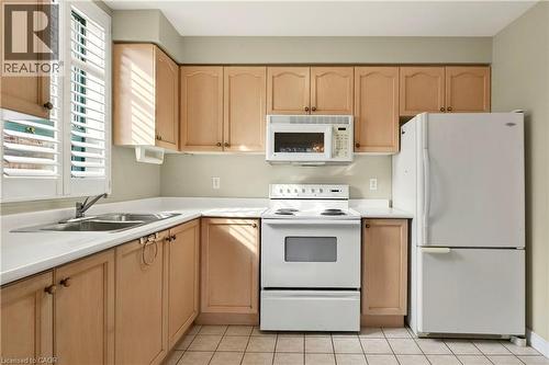 8 Main Street Unit# 101, Dundas, ON - Indoor Photo Showing Kitchen With Double Sink
