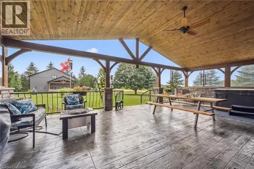 100 Harris Crescent, Mount Forest, ON - Outdoor With Deck Patio Veranda