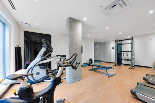 Salle d'exercice - 211-1200 Rue Crescent, Montréal (Ville-Marie), QC - Indoor Photo Showing Gym Room