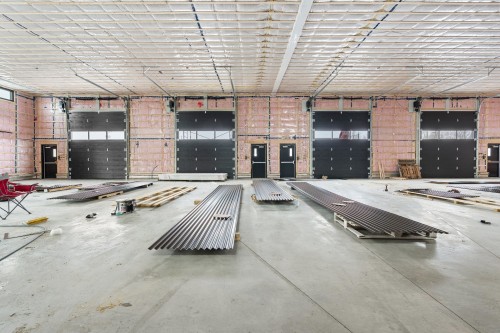 Intérieur - 305 Rue Du Camionneur, Saint-Isidore, QC - Indoor Photo Showing Garage