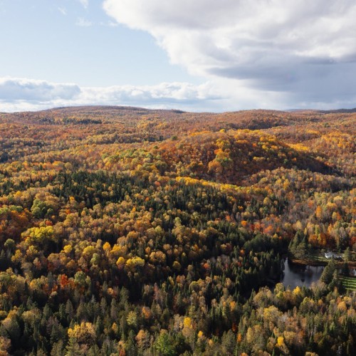 Photo aérienne - Av. De La Montagne, Sainte-Béatrix, QC - Outdoor With View
