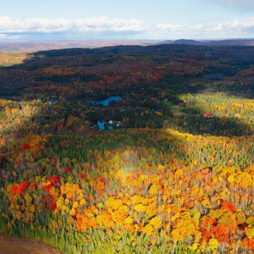 Photo aérienne - Av. De La Montagne, Sainte-Béatrix, QC - Outdoor With View