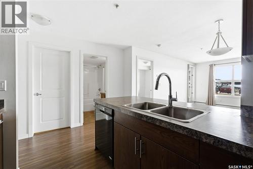 1106 5500 Mitchinson Way, Regina, SK - Indoor Photo Showing Kitchen With Double Sink