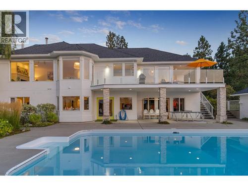 2270 Grantham Road, Kelowna, BC - Outdoor With In Ground Pool