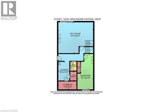 View of property floor plan - 5590 Blind Line, Burlington, ON - Other