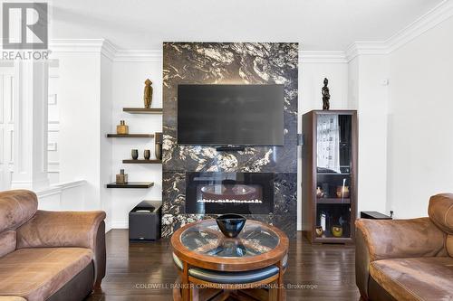 182 Irwin Avenue, Hamilton, ON - Indoor Photo Showing Living Room With Fireplace