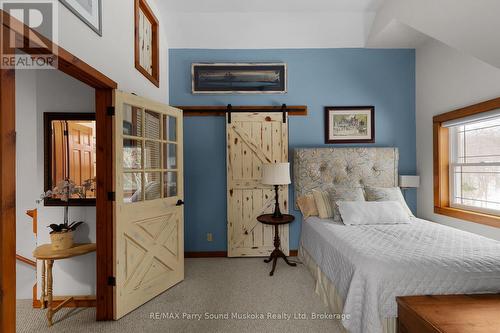 Second floor bdr #2 w/ closet. - 6 West Point Drive, Mckellar, ON - Indoor Photo Showing Bedroom