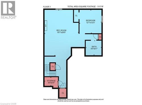 Basement floor plan - 182 Irwin Avenue, Hamilton, ON - Other
