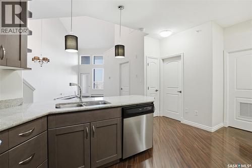 301 2730 Main Street, Saskatoon, SK - Indoor Photo Showing Kitchen With Double Sink