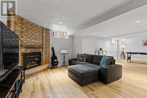 4025 Rolling Valley Drive, Mississauga, ON - Indoor With Fireplace
