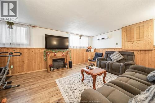 1229 Arncliffe, Windsor, ON - Indoor Photo Showing Living Room With Fireplace