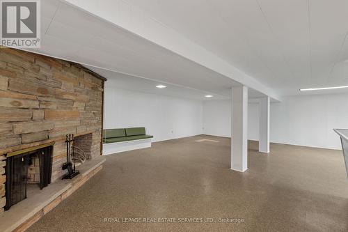 1106 Falgarwood Drive, Oakville, ON - Indoor Photo Showing Other Room With Fireplace
