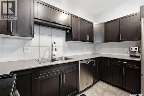 4609 Green Rock Road E, Regina, SK - Indoor Photo Showing Kitchen With Double Sink