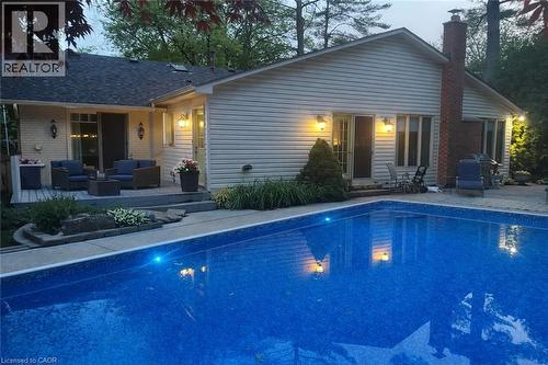 285 Glen Afton Drive, Burlington, ON - Outdoor With In Ground Pool With Deck Patio Veranda