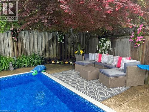 285 Glen Afton Drive, Burlington, ON - Outdoor With In Ground Pool With Deck Patio Veranda
