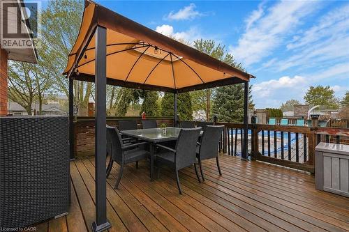 Main Level - Walk out to deck & pool - 287 Main Street E, Grimsby, ON - Outdoor With Deck Patio Veranda