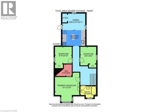 Upper Level Floor Plan - 287 Main Street E, Grimsby, ON - Other