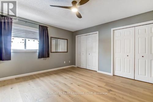 Master bedroom with double closets - 2 - 609 Colborne Street, London East (East F), ON - Indoor