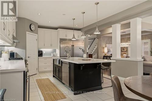39 Turi Drive, Hamilton, ON - Indoor Photo Showing Kitchen With Stainless Steel Kitchen With Upgraded Kitchen