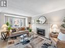 8 Glenvale Boulevard, Toronto, ON  - Indoor Photo Showing Living Room With Fireplace 