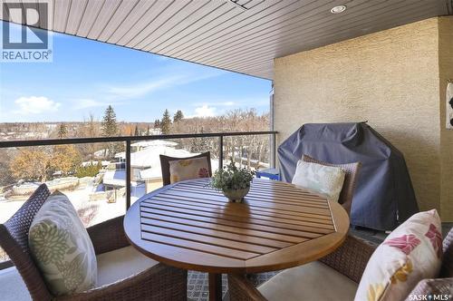402 615 Saskatchewan Crescent W, Saskatoon, SK - Outdoor With Balcony With Exterior