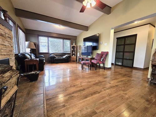 Salon - 1004 Av. Suzanne, Laval (Saint-Vincent-De-Paul), QC - Indoor Photo Showing Living Room With Fireplace