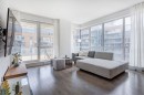 Living Room - 605-1025 Rue De La Commune E., Montréal (Ville-Marie), QC  - Indoor Photo Showing Living Room 