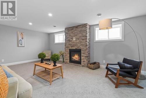 5 Mackenzie John Crescent, Brighton, ON - Indoor Photo Showing Living Room With Fireplace