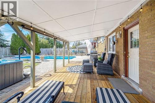 224 White Pines Drive, Burlington, ON - Outdoor With Deck Patio Veranda With Exterior