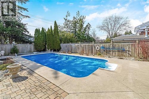 224 White Pines Drive, Burlington, ON - Outdoor With In Ground Pool With Backyard