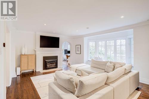 43 Glengowan Road, Toronto, ON - Indoor Photo Showing Living Room With Fireplace