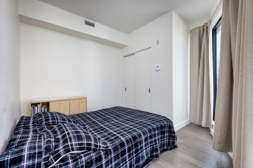 Chambre à coucher - 801-1552 Rue Des Bassins, Montréal (Le Sud-Ouest), QC - Indoor Photo Showing Bedroom
