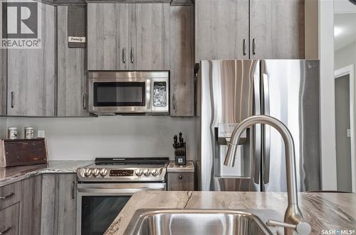 34 Grace Lane, Diefenbaker Lake, SK - Indoor Photo Showing Kitchen With Stainless Steel Kitchen With Double Sink With Upgraded Kitchen