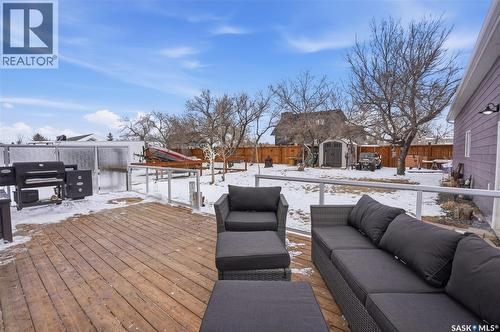 34 Grace Lane, Diefenbaker Lake, SK - Outdoor With Deck Patio Veranda
