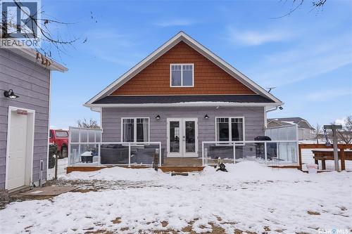 34 Grace Lane, Diefenbaker Lake, SK - Outdoor With Deck Patio Veranda