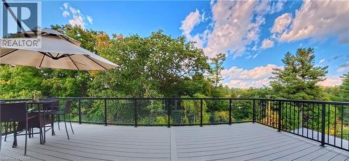 View of wooden terrace - 63 Ian Ormston Drive, Kitchener, ON - Outdoor